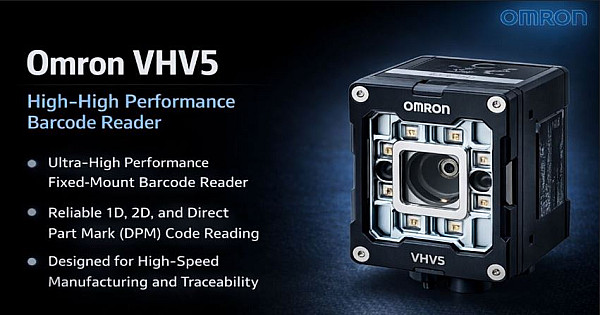 Omron VHV5 High-Performance Fixed Industrial Barcode Reader