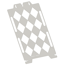 Large parts feeder template (90mm, holds 12 parts) (RB-PFT-9012)