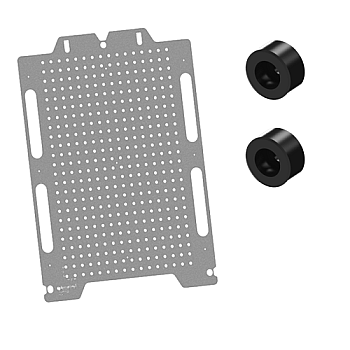 Pegboard Parts Feeder Template kit(Includes: template and 2 rest pads) (RB-PFT-PB25-KIT)