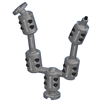 METRIC TRI-POD XS SINGLE ARM KIT W/ 50MM LINKS (SLM-10050XS-5XS)
