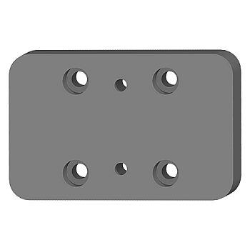 METRIC KEYENCE SR650 &amp; SR750 MOUNTING PLATE (SLM-551XS-K-SR650-750)