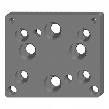 METRIC KEYENCE IV-G300-G600 MOUNTING PLATE (SLM-552XS-K-IVG)