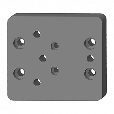 METRIC MICROSCAN MICROHAWK CAMERA MOUNTING PLATE (SLM-593XS-M-MICROHAWK)