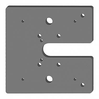 METRIC SMART VISION S75 &amp; SW75 SERIES LIGHT MOUNTING PLATE (SLM-620-S75)
