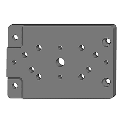 METRIC METAPHASE DOME LIGHT MOUNTING  PLATE (SLM-643-M-DL)