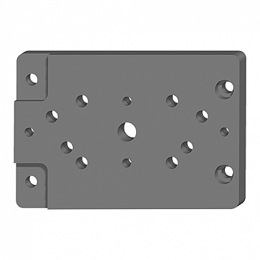 METRIC METAPHASE DOME LIGHT MOUNTING  PLATE (SLM-643-M-DL)