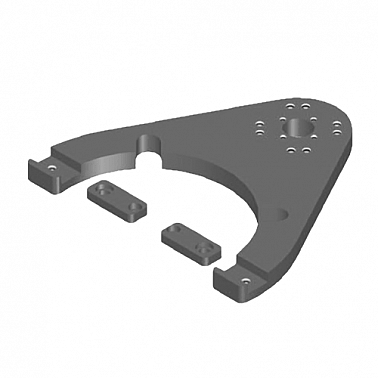 METRIC CCS DOME LIGHT MOUNTING PLATE (SLM-650-HPD100-150)