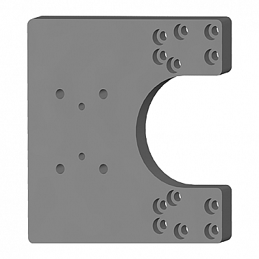 METRIC ADVANCED ILLUMINATION RING LIGHT MOUNTING PLATE (SLM-661-AI-RL)