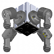 METRIC END OF ARM TOOLING KIT 4-ARM (DOES NOT INCLUDE ROBOT MTG PLATE) (SLM-EOAT-KIT)