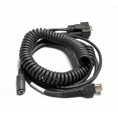 CRA-C503 8' Coiled RS-232 Cable with Power Jack 