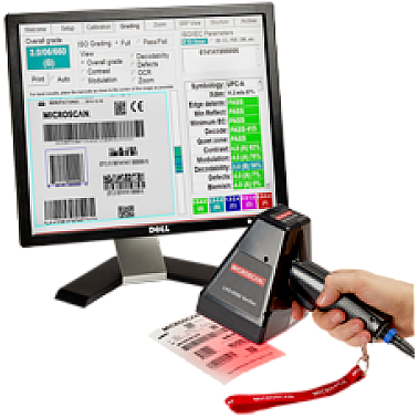 Omron LVS-9580-C-3 Handheld Barcode Verifier | ISO/IEC 1D/2D