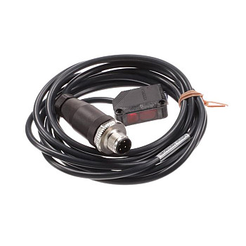 Omron 99-9000016-01 Photoelectric Sensor – M12 4-Pin Plug, NPN Output, 2m Cable