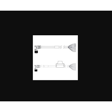 Omron V430-W8LU-3M Cable – 3m M12 12-Pin Female Right-Angle Up to Flying Leads for MicroHAWK V430-F