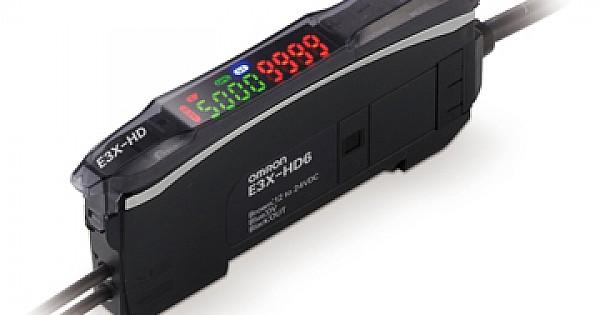Omron E3X-HD11 Fiber Optic Amplifier Photoelectric Sensor – 12-24VDC, NPN Output