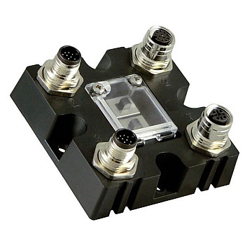 Omron 98-000103-02 QX-1 Interconnect Module – Power, Trigger, Daisy Chain, Smart Light Control Breakout