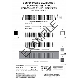 Omron 98-CAL021 Conformance Calibration Standard Test Card 
