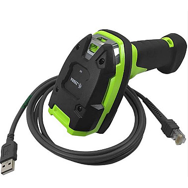 Zebra DS3608-ER20003VZWW Ultra-Rugged Industrial Barcode Scanner – Extended Range, 1D/2D Imager, Corded