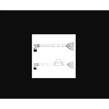 Omron V430-W8LD-3M Cable – 3m M12 12-Pin Female Right-Angle Down to Flying Leads for MicroHAWK V430-F