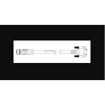 Omron V430-WR-1M Cable – 1m M12 9-Pin Female to DB9 RS-232 Serial Cable for MicroHAWK V430-F