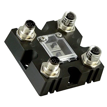 Omron 98-000103-02 QX-1 Interconnect Module – Power, Trigger, Daisy Chain, Smart Light Control Breakout