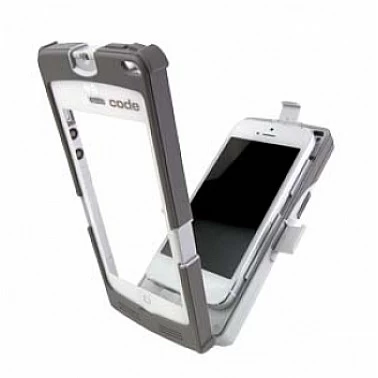 CR4405-PKXXX  iPhone 5/5s Barcode Reading Sled-Light Gray, Battery