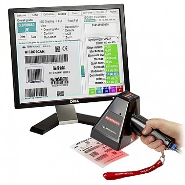 Omron LVS-9580-1D-3 Handheld 1D Barcode Verifier