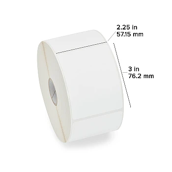 10010052 Label, Paper, 2.375x1in (60.3x25.4mm)