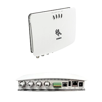 Zebra FX7500‑42325A50‑WR Fixed UHF RFID Reader, 4‑Port, PoE/PoE+, USB Host & Client, Linux