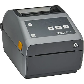 Zebra ZD6A042‑301F00GA ZD621 Thermal Transfer Desktop Printer – 4″, 203 dpi, USB/Host, Ethernet, Serial, Bluetooth LE, Swiss Font, EZPL, TAA