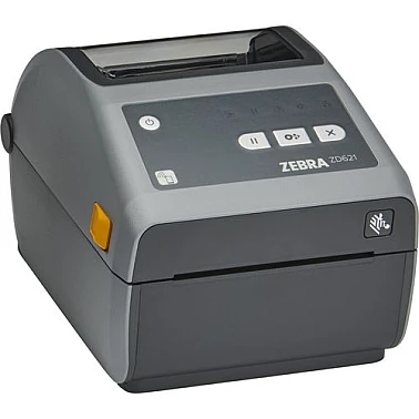 Zebra ZD620 Direct Thermal Desktop Printer – ZD6A042-D01F00EZ, 4", 203 dpi, USB/Serial/Ethernet/Bluetooth