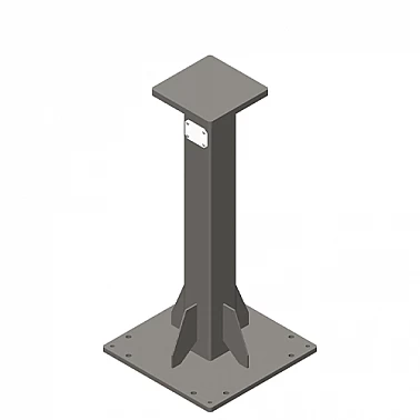 Standard Robot Pedestal with Blank Top Plate (RB-PED-42-CUSTOM)