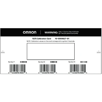 Omron V275-ACEAN029 Calibration Test Card
