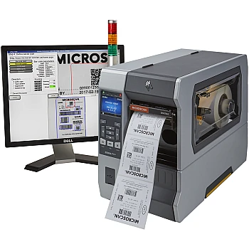 Omron Microscan LVS-7510 Thermal Printer Label Inspection System